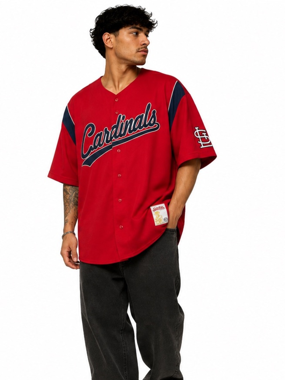 Stitches St. Louis Cardinals Albert Pujols #5 Baseball Jersey Red XL